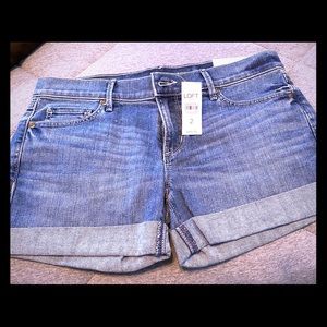 Denim shorts LOFT Outlet NWT